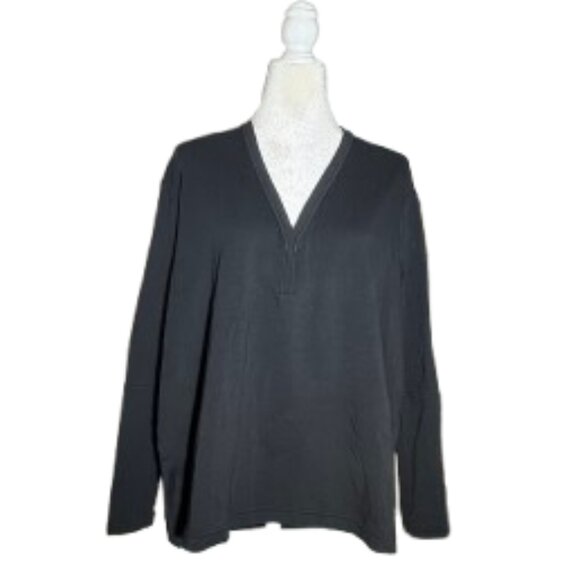 lululemon athletica Tops - Lululemon Back in Action Relaxed V-Neck Long Sleeve Top Size 6